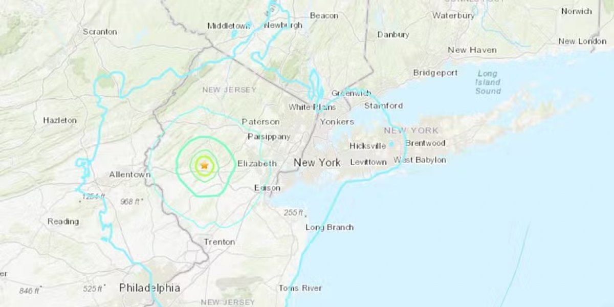 Terremoto de magnitude 4,8 atinge Nova York, nos EUA
