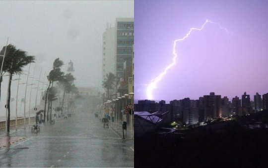 Fim de semana será chuvoso na capital baiana, com previsão de raios e trovoadas