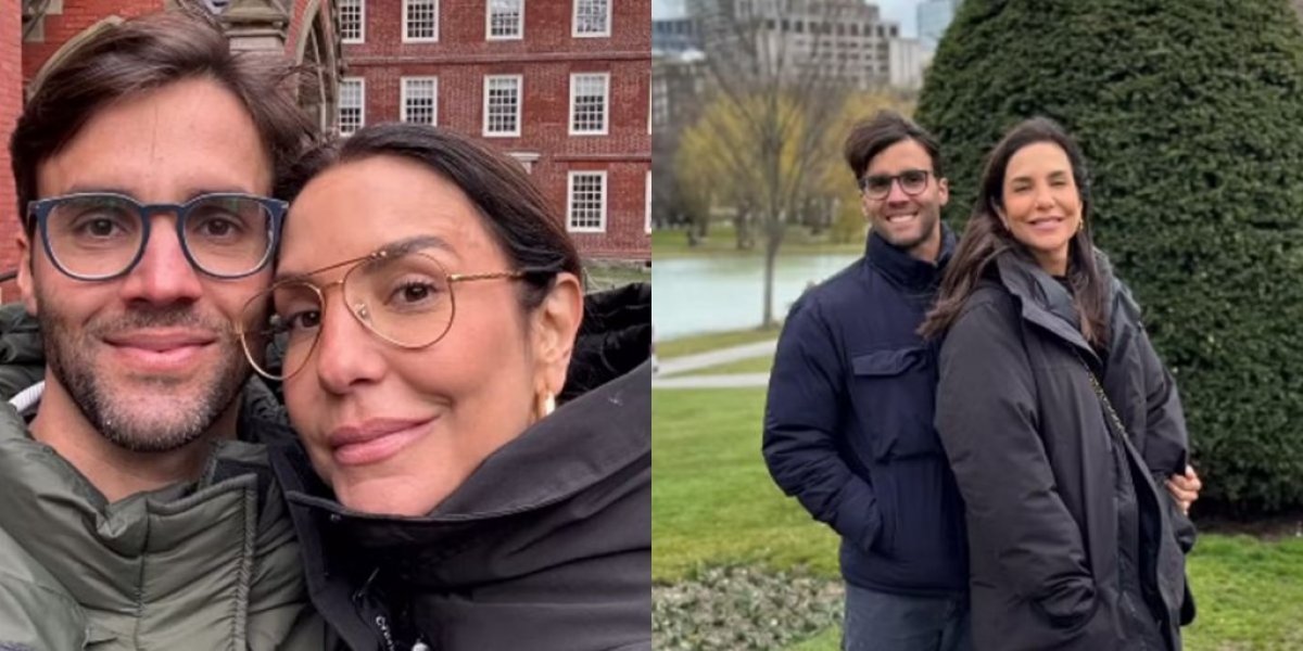 Ivete aproveita clima de romance com marido nos EUA