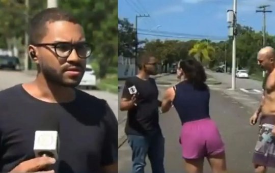 Repórter é ameaçado durante jornal; confira vídeo
