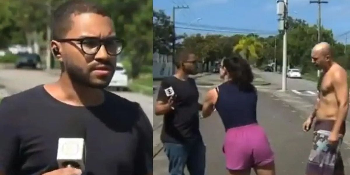 Repórter é ameaçado durante jornal; confira vídeo