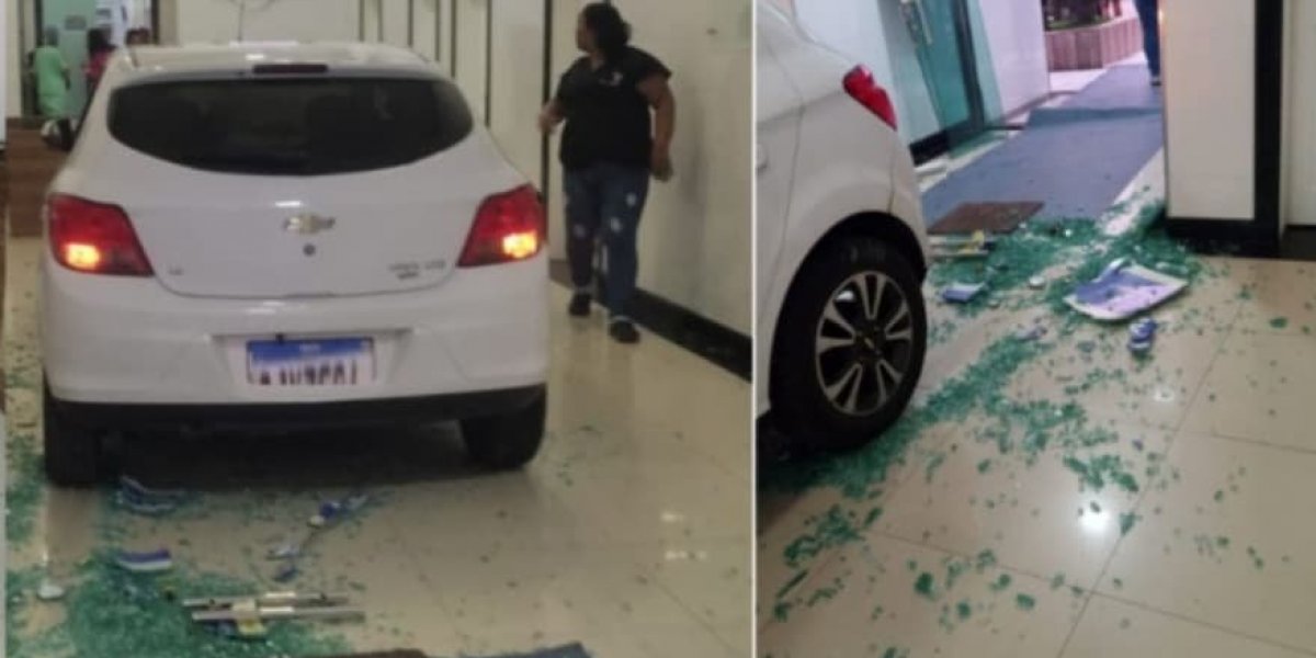 Adolescente perde controle de carro e invade hospital em município baiano