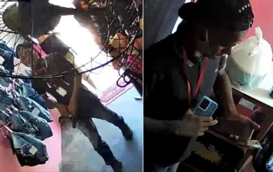 Suspeito armado assalta loja de roupa em Lauro de Freitas