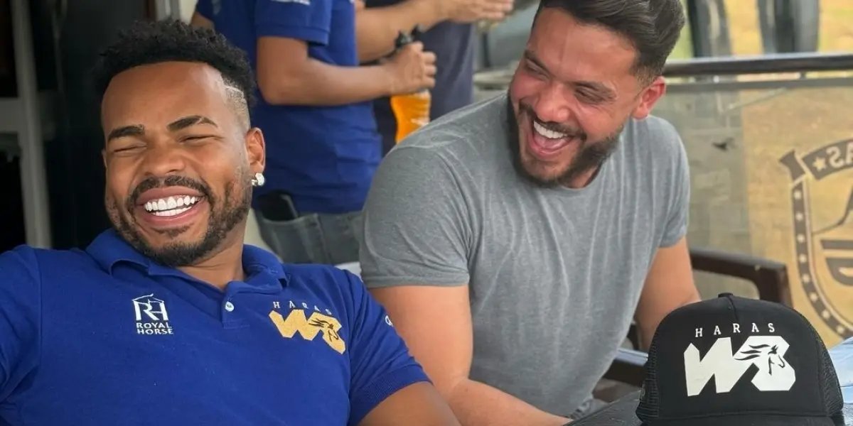 Wesley Safadão presenteia Cristian Bell com égua do seu Haras