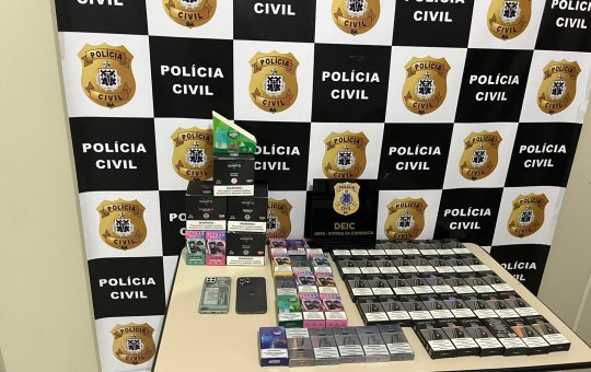 Polícia prende homem suspeito de contrabandear cigarros eletrônicos na Bahia