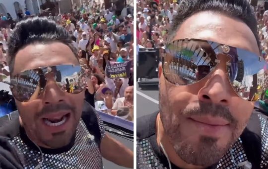 Tirullipa aproveita saída de Wesley Safadão e canta pagode baiano durante show