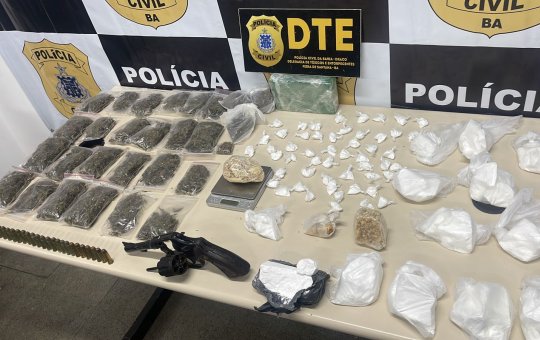 Dois homens são presos por tráfico de drogas em Feira de Santana