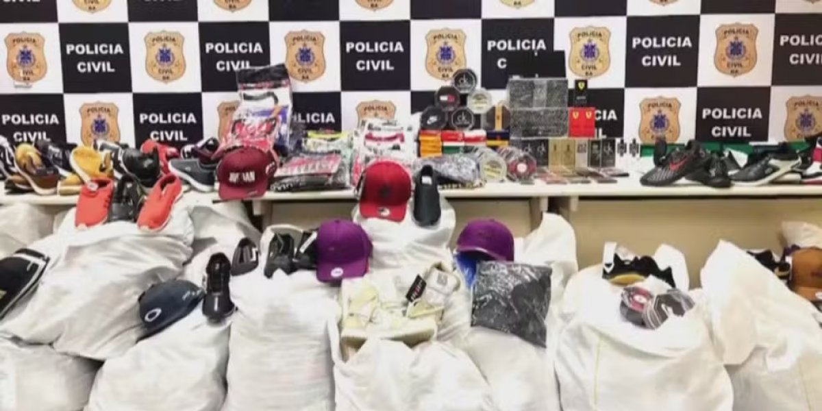 Polícia Civil apreende mais de 13 mil produtos falsificados no Feiraguay