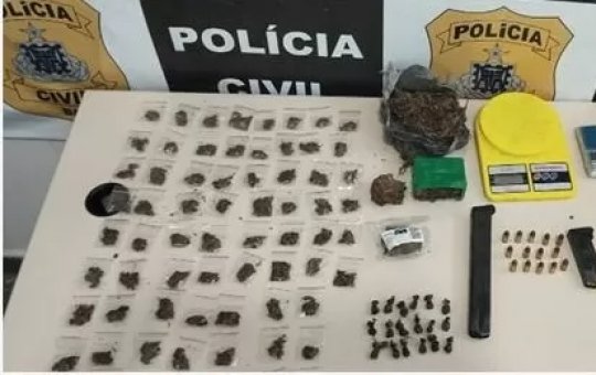 Polícia apreende Drogas e munições em Santo Antônio de Jesus