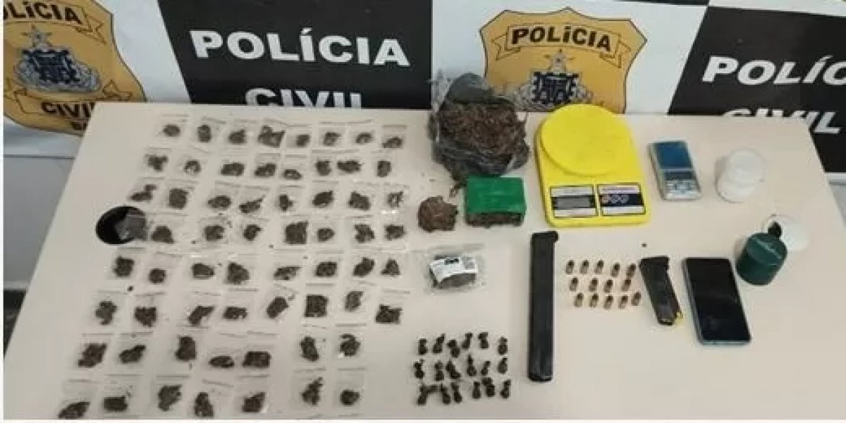 Polícia apreende Drogas e munições em Santo Antônio de Jesus