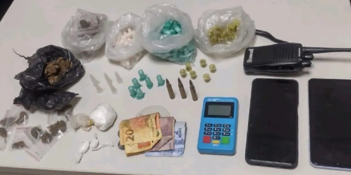 Polícia Militar apreende drogas e munições no Arenoso