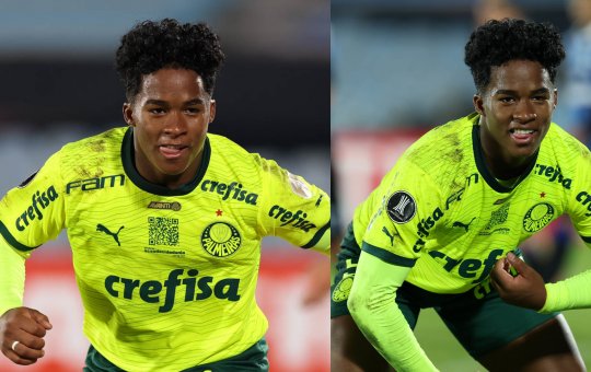 Endrick causa polêmica ao comemorar gol imitando gorila na Libertadores