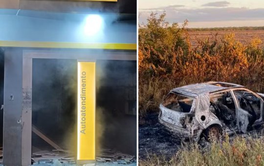 Suspeitos armados explodem caixa eletrônico e ataca sede da PM na Bahia