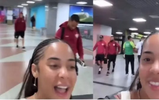 Influenciadora baiana provoca jogadores do Vitória no Aeroporto após derrota