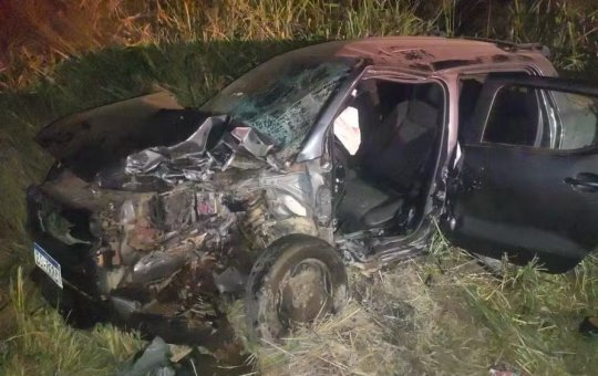 Acidente na BR-242 deixa um morto e oito feridos no Oeste da Bahia