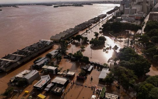 Nível do Guaíba ultrapassa 5 metros em Porto Alegre e preocupa autoridades