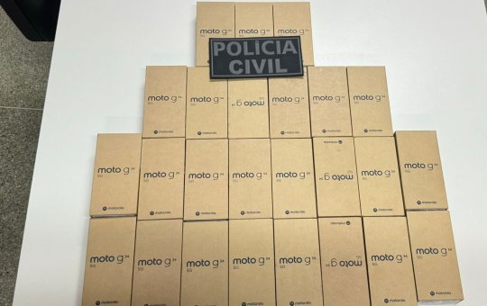 Celulares roubados em Minas Gerais são apreendidos em município baiano