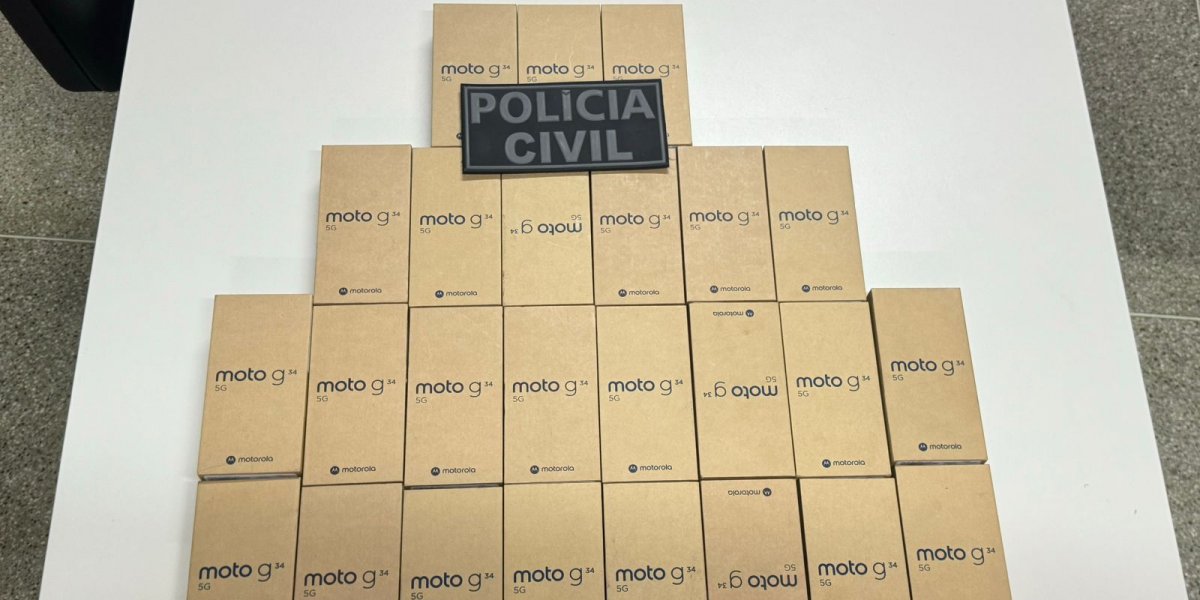 Celulares roubados em Minas Gerais são apreendidos em município baiano