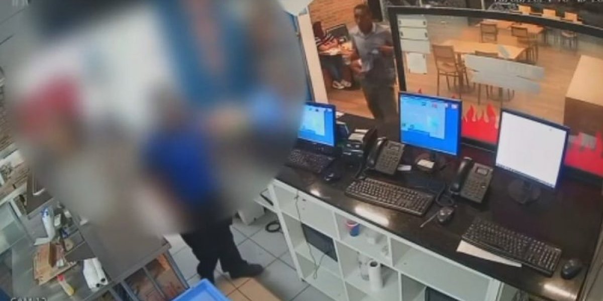 Suspeito assalta pizzaria no bairro de Brotas