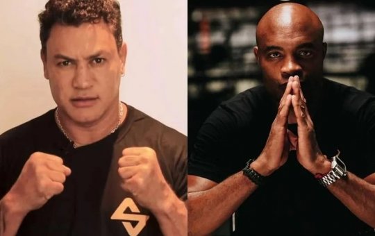 Popó lança desafio para última luta de Anderson Silva