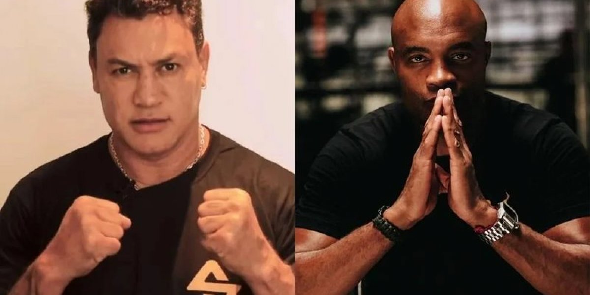 Popó lança desafio para última luta de Anderson Silva