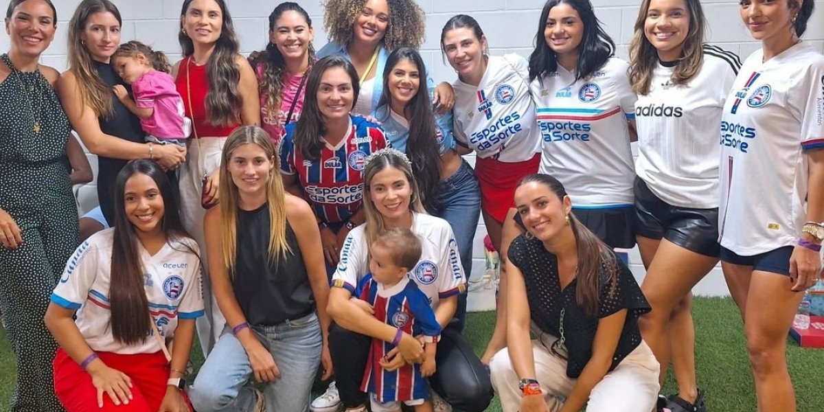Esposas de atletas do Bahia se unem em solidariedade às vítimas no RS