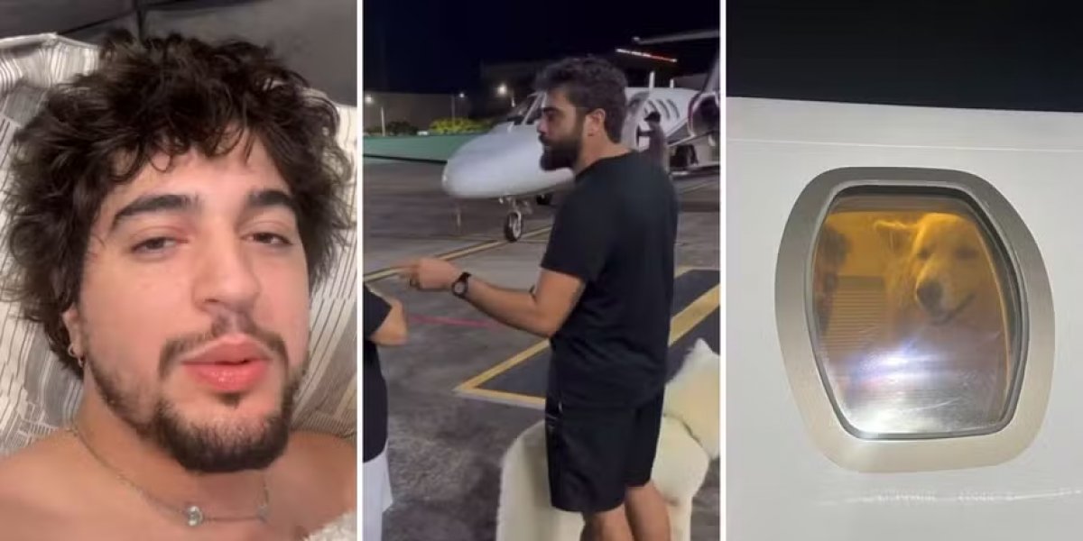 Henrique e Juliano levam cachorros de Nattanzinho para casa após cantor dormir