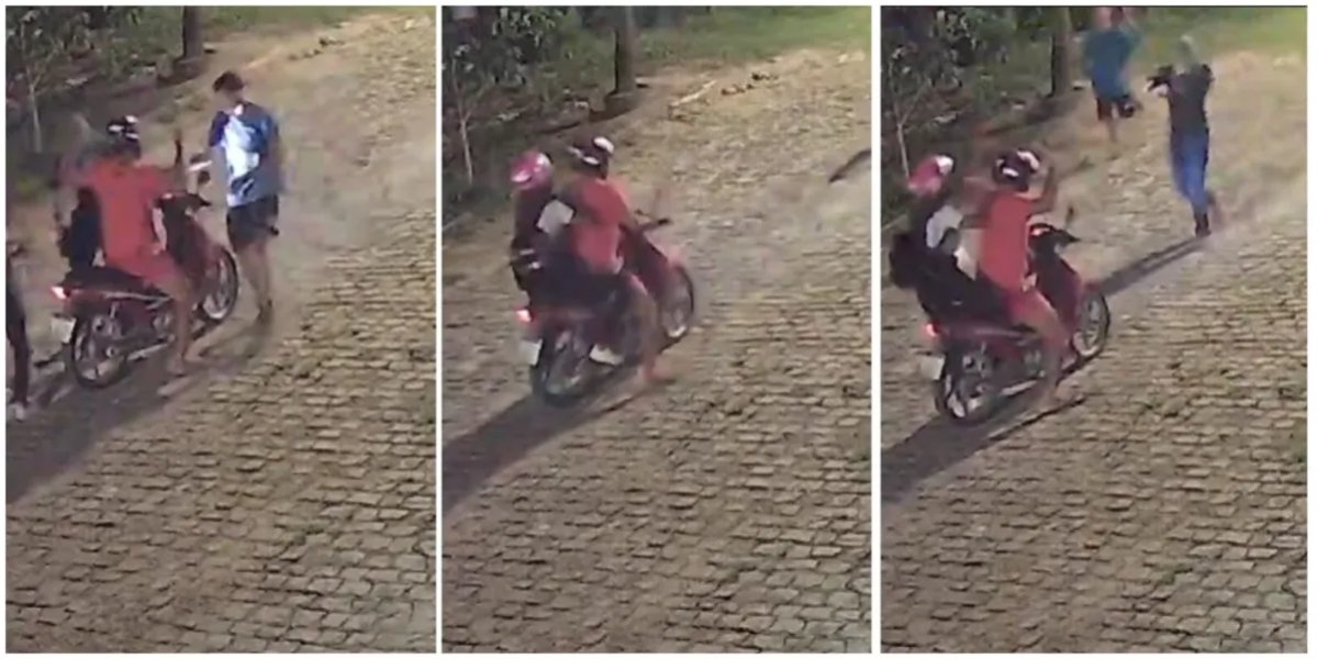 Casal vive momentos de terror durante assalto filmado em Feira de Santana