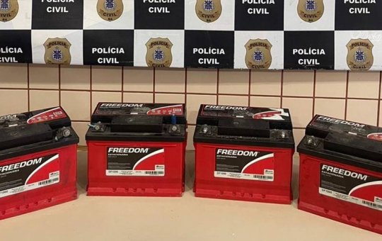 Dupla é detida por roubo de baterias de torres de internet no sul da Bahia