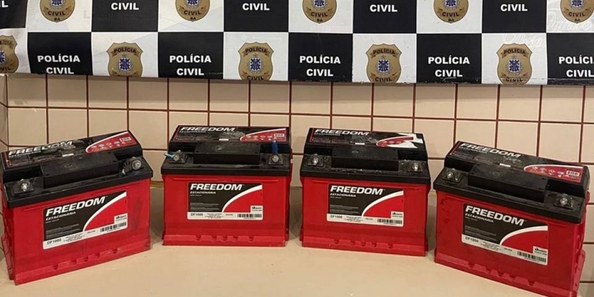 Dupla é detida por roubo de baterias de torres de internet no sul da Bahia