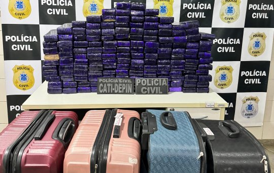 Polícia Civil apreende cem quilos de maconha em cidade baiana