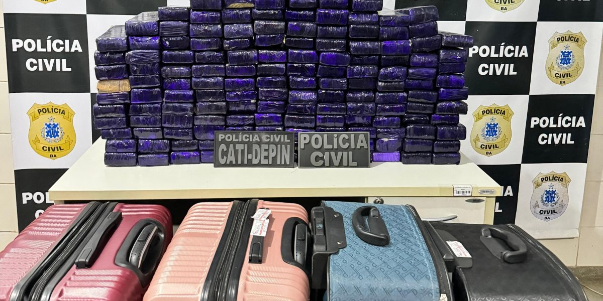 Polícia Civil apreende cem quilos de maconha em cidade baiana