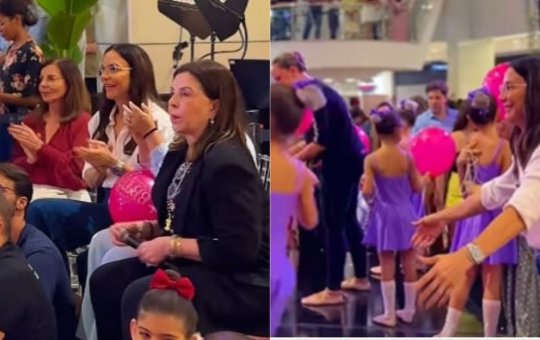 Ivete Sangalo: Cantora aparece de surpresa em shopping de Salvador