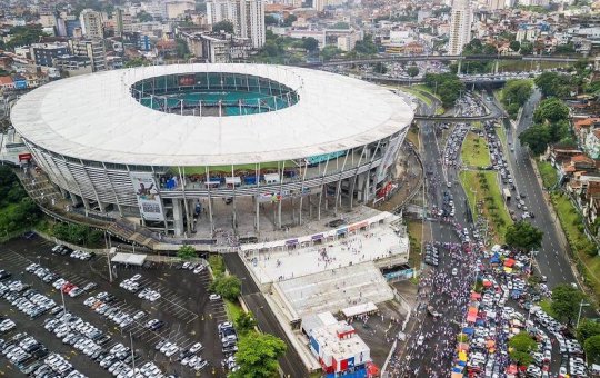 Arena fonte nova tem nomenclatura dos portões de acessos alterada; confira