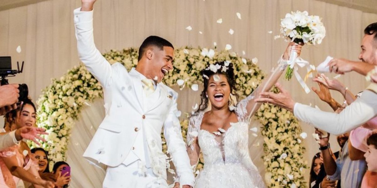 Sheuba e Tiago Souza se casam em cerimônia cheia de emoção