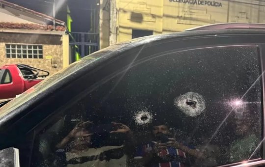 Pré-candidato a prefeito de município baiano tem carro atingido por tiros