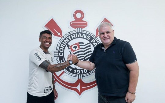 Volante Paulinho se despede do Corinthians