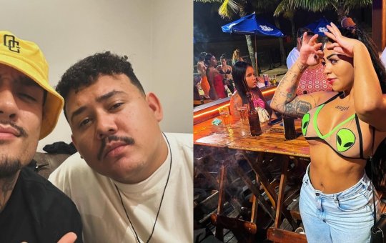 Prima de MC Binn está grávida e Lucas Buda pode ser o pai
