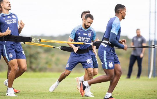 Bahia realiza treinamento de penalidades na manhã desta quarta (29)