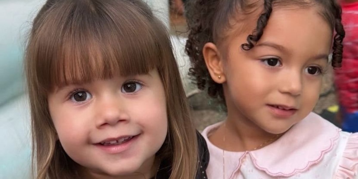 Alerta de fofura: Liz e Maria Alice aparecem juntas nas redes e encantam fãs