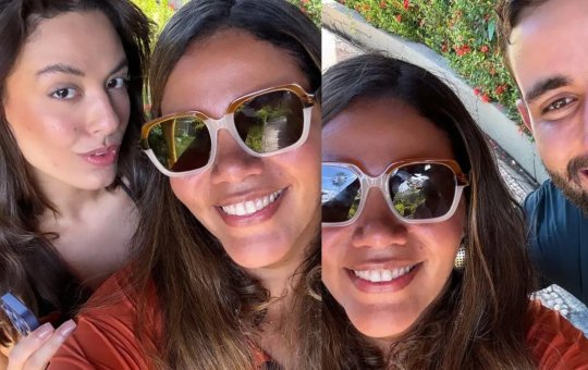 Mani Reggo aparece fazendo "dancinha" com ex-BBBs da edição de Davi