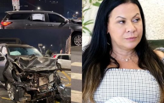 Mãe de Marília Mendonça sofre acidente automobilístico em São Paulo
