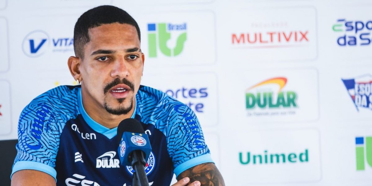 Gilberto comenta sobre disputa por vaga na lateral do Bahia: "Dar meu máximo"