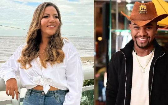 Mani Reggo curte Davi cantar no palco do São João da Thay