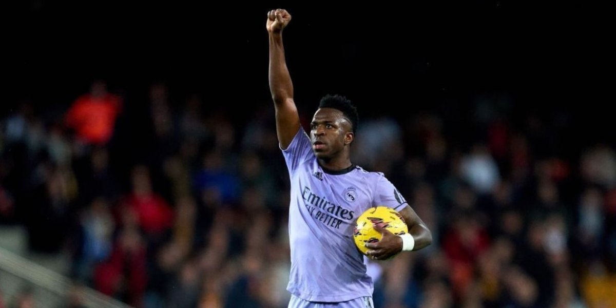 Torcedores do Valência são condenados por insultos racistas contra Vini Jr.