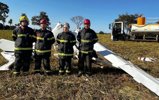 Duas pessoas morrem em queda de avião no Mato Grosso