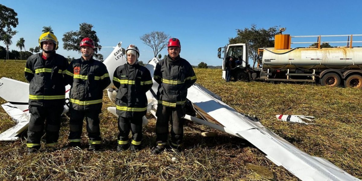Duas pessoas morrem em queda de avião no Mato Grosso