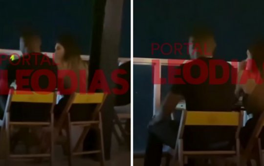 Davi Brito é visto com  mulher misteriosa em jantar romântico; veja vídeo