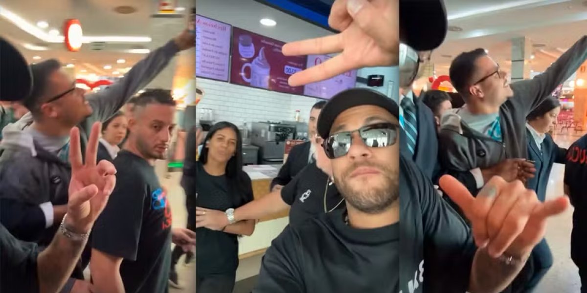Neymar causa alvoroço em fãs ao renovar CNH em shopping