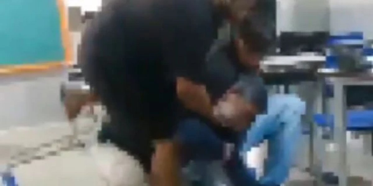 Aluno agride professor com golpe de "mata-leão" em escola do Paraná